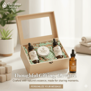 Carolina Miller Standard Box Gift Set (2 Scented Body Oils + 1 Tin of Scented Skin Melts)